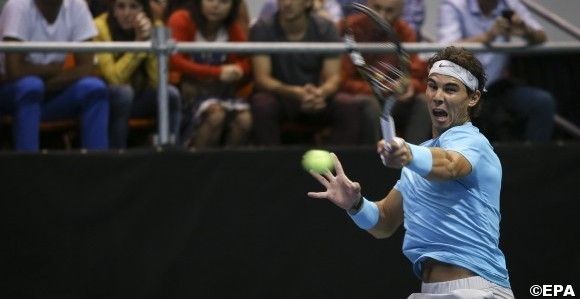 FARWELL EXHIBITION GAME OF NALBADIAN VS. NADAL IN ARGENTINA