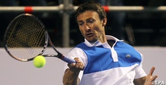 Chilean tennis player Fernando Gonzalez retirement game