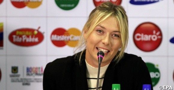 Sharapova and Ivanovic press conference in Bogota