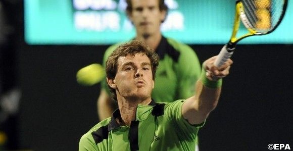 Andy and Jamie Murray of Great Britain