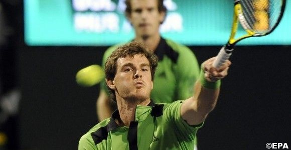 Andy and Jamie Murray of Great Britain