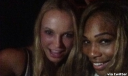 GIRLS GONE WILD, “BESTIES” Caroline Wozniacki & Serena Williams Footloose & Fancy Free by Disco Dottie thumbnail