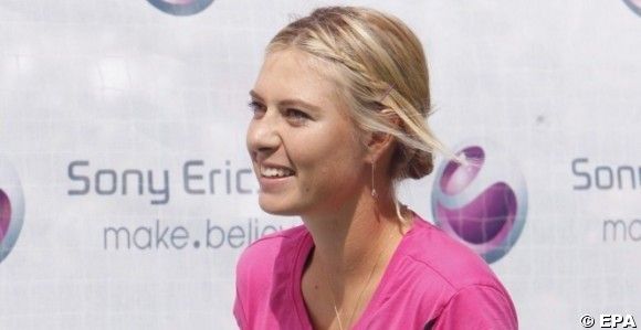 RUSSIAN TENNIS PLAYER MARIA SHARAPOVA