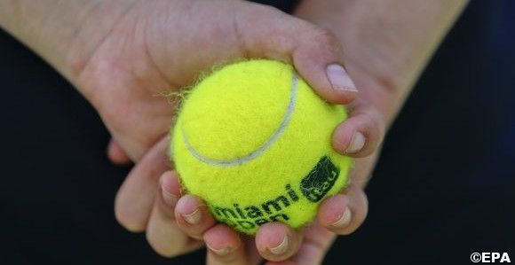 Miami Open tennis tournament on Key Biscayne, in Miami, Florida