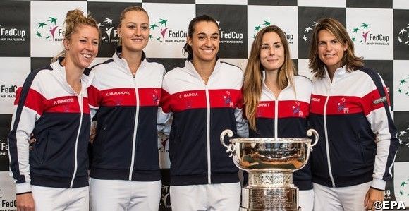 Tennis Fed Cup final draw in Prague