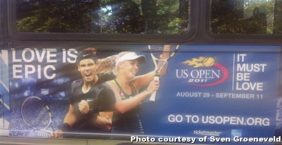 US Open bus