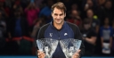 TENNIS NEWS FROM LONDON WHERE TRADITIONS CONTINUE AS ROGER FEDERER WINS HIS MATCH AT THE ATP BARCLAYS WORLD TOUR FINALS, AND THEN COLLECTS MULTIPLE AWARDS thumbnail