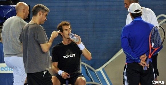 Tennis Australian Open 2012 - Andy Murray practice