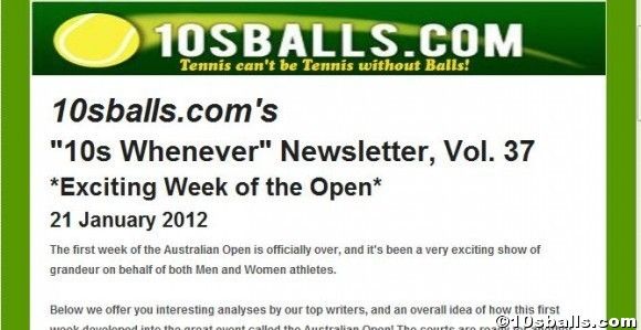 10s Whenever Newsletter, Vol. 37 - Exciting Week of the Open
