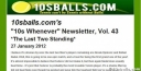 “10s Whenever” Newsletter, Vol. 43 – The Last Two Standing thumbnail