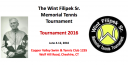 WINT FILIPEK SR. MEMORIAL TENNIS TOURNAMENT June 4-12, 2016 thumbnail