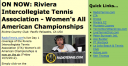 Riviera Intercollegiate Tennis Association – Women’s All American Championships thumbnail