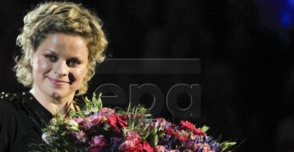 Belgian tennis player Kim Clijsters farewell event