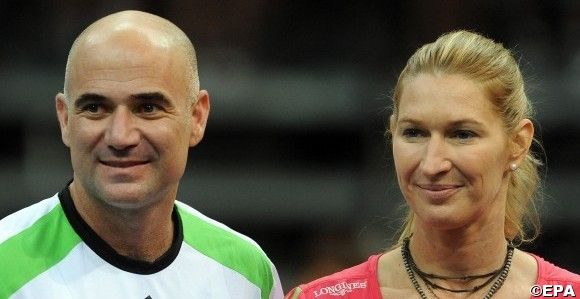 Andre Agassi exhibition match