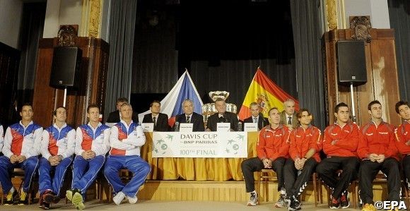 Tennis Davis Cup final draw in Prague
