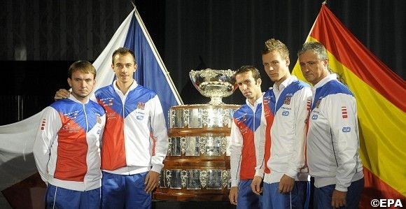 Tennis Davis Cup final draw in Prague