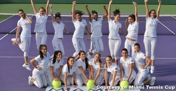 Ball Girls of the Miami Tennis Cup