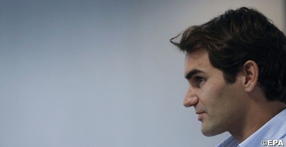 Swiss tennis player Roger Federer in Singapore