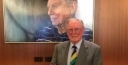 AUZZIE TENNIS GREAT FRANK SEDGMAN HONORED WITH A BEAUTIFUL PAINTING AT KOOYONG thumbnail