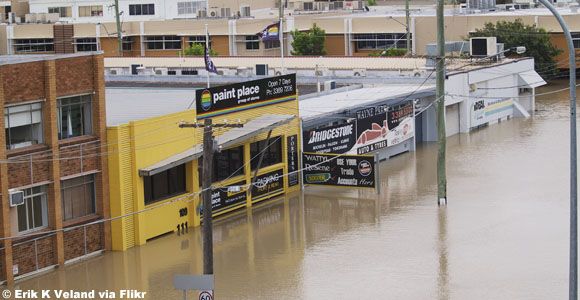 Great Brisbane flood of 2011.

Contact erik@erikveland.com for licensing.