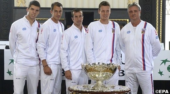 Tennis Davis Cup semifinal draw in Prague